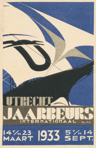 716373 Visitekaartje, met op de achterzijde de jaarkalender 1938 van de Jaarbeurs Utrecht, [Vredenburg].